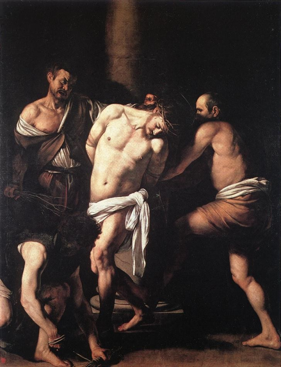 "The Flagellation of Christ", courtesy Pinacoteca di Capodimonte, Naples 